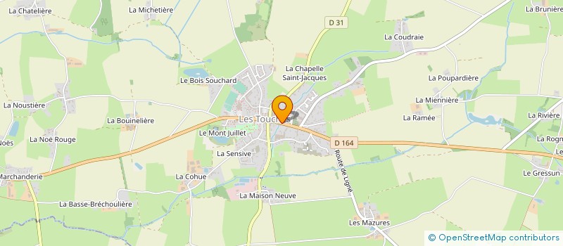 localisation de l'entreprise 841 770 449 à LES TOUCHES