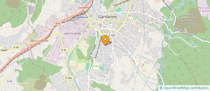 localisation de l'entreprise 841 781 412 à GARDANNE