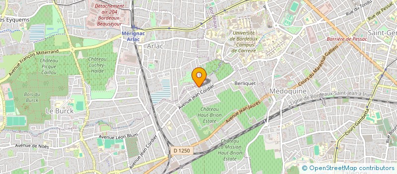 localisation de l'entreprise 841 795 487 à PESSAC