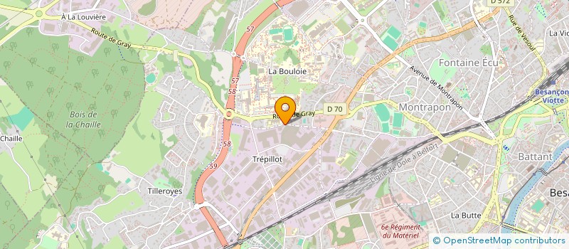 localisation de l'entreprise 841 866 122 à BESANCON