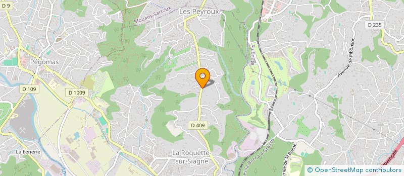localisation de l'entreprise 841 965 338 à LA ROQUETTE-SUR-SIAGNE