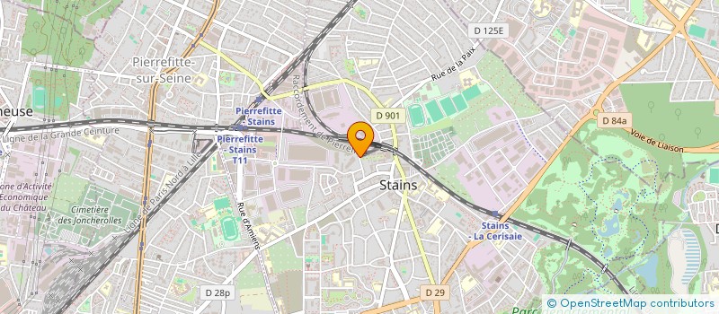 localisation de l'entreprise 841 987 555   STAINS