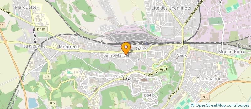 localisation de l'entreprise 842 037 681   LAON