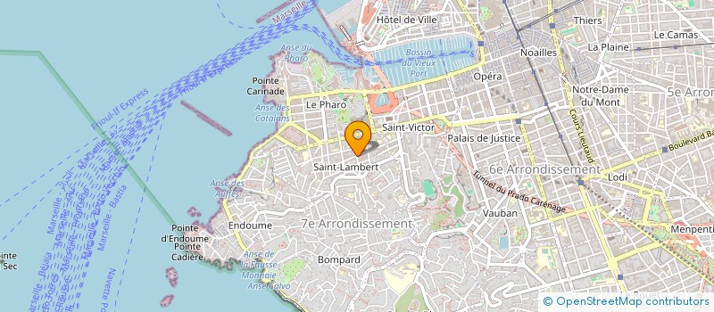 localisation de l'entreprise 842 049 553   MARSEILLE 7