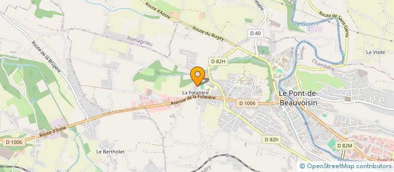 localisation de l'entreprise 842 050 809   LES ABRETS EN DAUPHINE