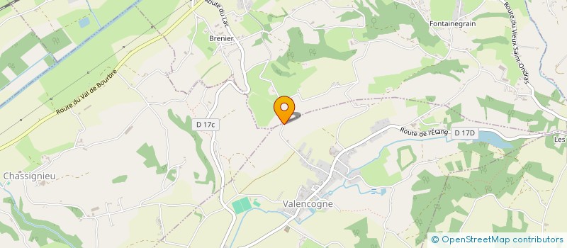 localisation de l'entreprise 842 054 215   VALENCOGNE