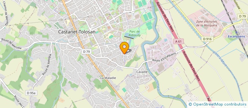 localisation de l'entreprise 842 087 124 à CASTANET-TOLOSAN