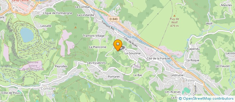 localisation de l'entreprise 842 103 368   AUBIN