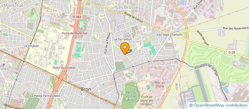 localisation de l'entreprise 842 112 526 à BRON