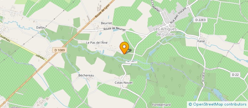 localisation de l'entreprise 842 142 408   ANDERNOS-LES-BAINS