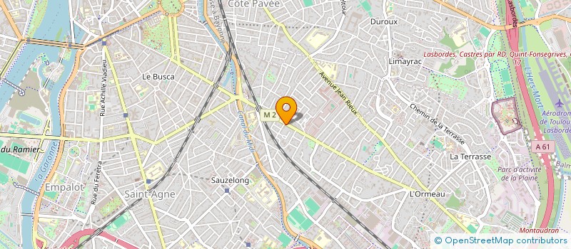 localisation de l'entreprise 842 150 476 à TOULOUSE