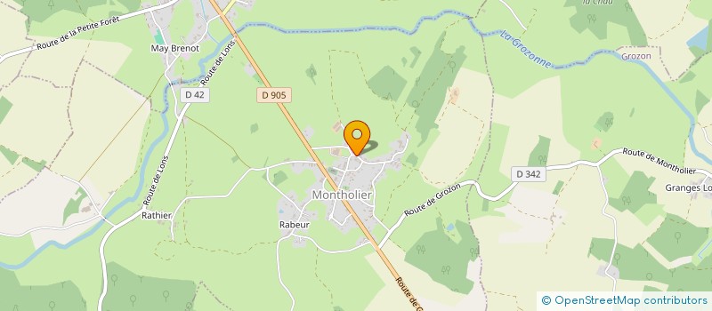 localisation de l'entreprise 842 166 175   MONTHOLIER