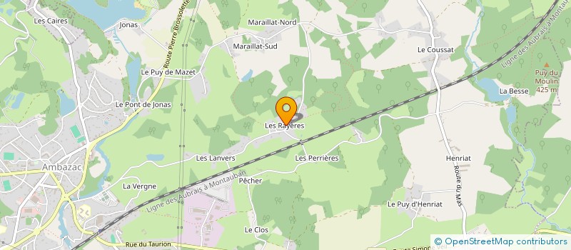 localisation de l'entreprise 842 173 163   AMBAZAC