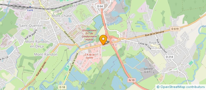 localisation de l'entreprise 842 173 874   LA COTE