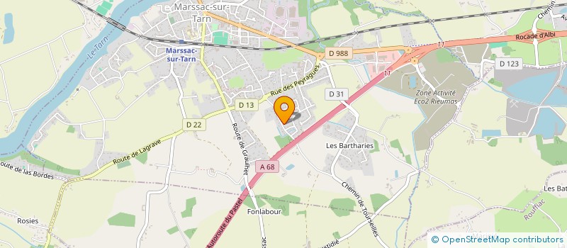 localisation de l'entreprise 842 174 658 à ALBI
