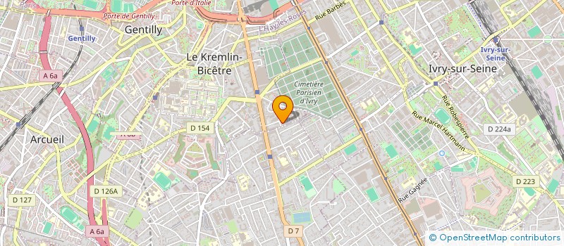 localisation de l'entreprise 842 182 347   LE KREMLIN-BICETRE