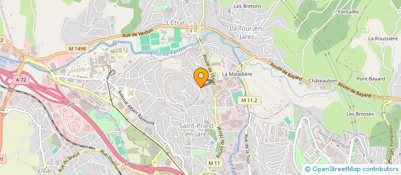 localisation de l'entreprise 842 196 784   SAINT-PRIEST-EN-JAREZ