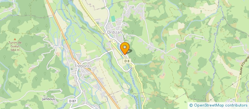 localisation de l'entreprise 842 248 528   ORDIZAN