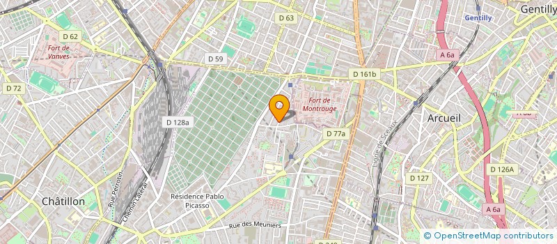 localisation de l'entreprise 842 251 688 à BAGNEUX