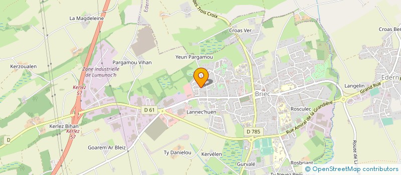 localisation de l'entreprise 842 265 852   BRIEC