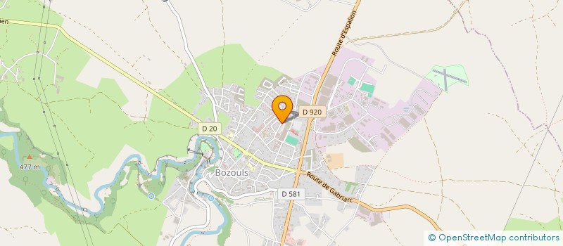 localisation de l'entreprise 842 273 237   BOZOULS