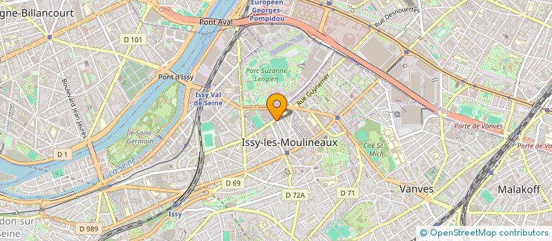 localisation de l'entreprise 842 281 743  à ISSY-LES-MOULINEAUX