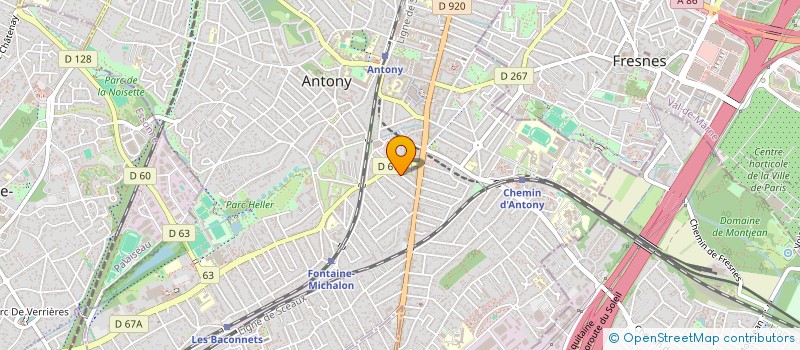 localisation de l'entreprise 842 299 836  à ANTONY