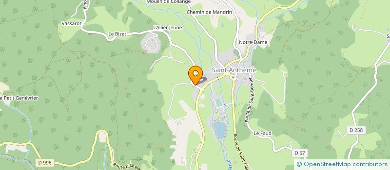 localisation de l'entreprise 842 300 279   SAINT-ANTHEME