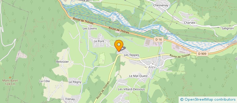 localisation de l'entreprise 842 407 900   LA BALME-DE-SILLINGY