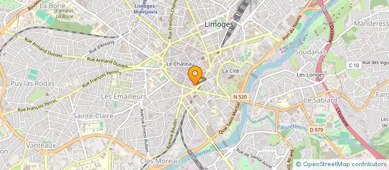 localisation de l'entreprise 842 423 741 à LIMOGES