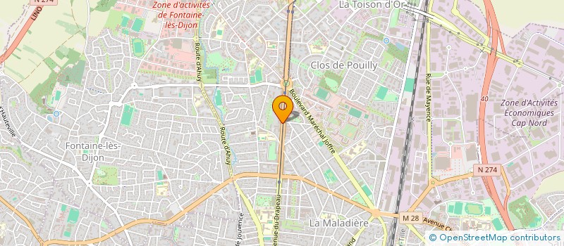 localisation de l'entreprise 842 427 916 à DIJON