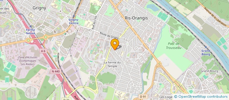 localisation de l'entreprise 842 451 684   RIS-ORANGIS