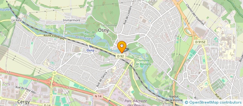 localisation de l'entreprise 842 452 450   OSNY