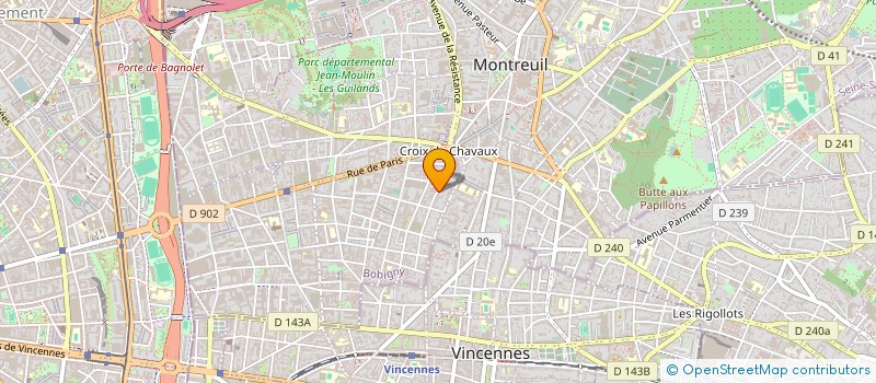 localisation de l'entreprise 842 487 209 à MONTREUIL