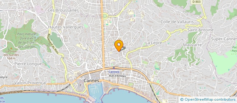 localisation de l'entreprise 842 509 309 à CANNES