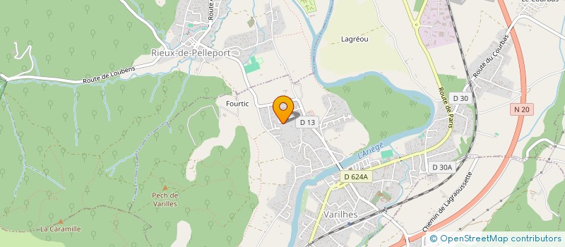 localisation de l'entreprise 842 516 296 à VARILHES