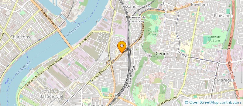 localisation de l'entreprise 842 536 211   CENON