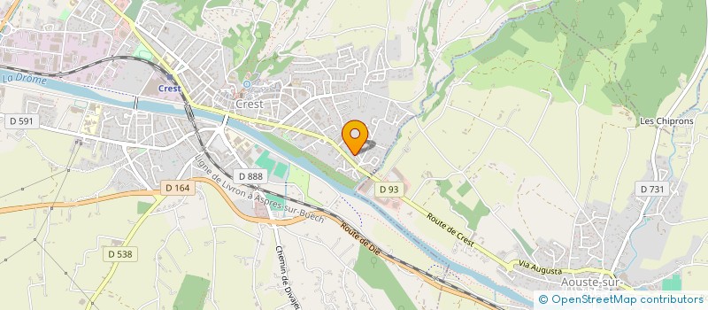 localisation de l'entreprise 842 545 899   CREST