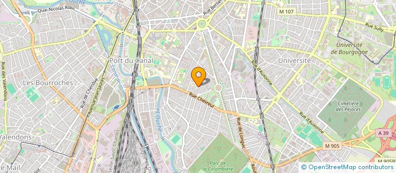 localisation de l'entreprise 842 550 360  à DIJON