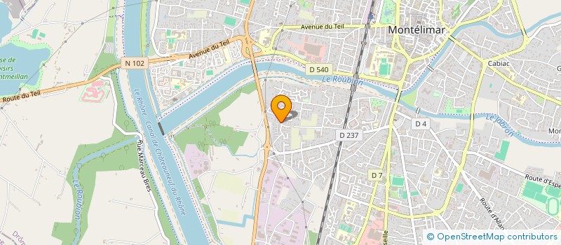 localisation de l'entreprise 842 569 865   MONTELIMAR