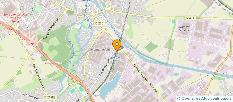 localisation de l'entreprise 842 621 195   ARQUES