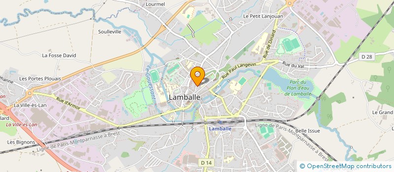 localisation de l'entreprise 842 627 234   LAMBALLE-ARMOR