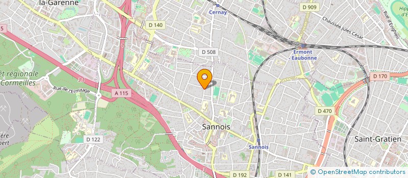 localisation de l'entreprise 842 639 841   SANNOIS