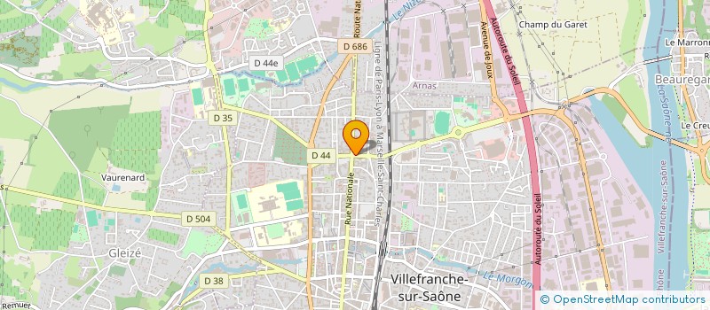 localisation de l'entreprise 842 659 500   VILLEFRANCHE-SUR-SAONE