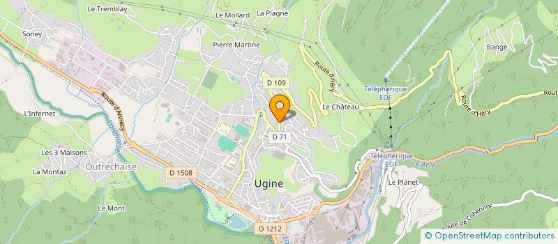 localisation de l'entreprise 842 729 006   UGINE