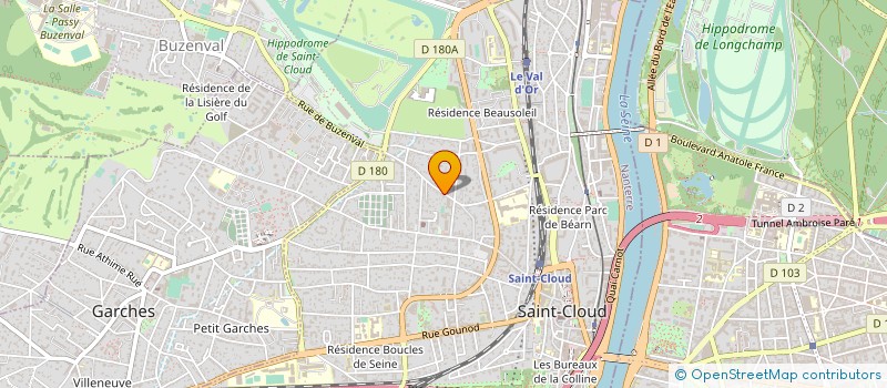 localisation de l'entreprise 842 731 408  à SAINT-CLOUD