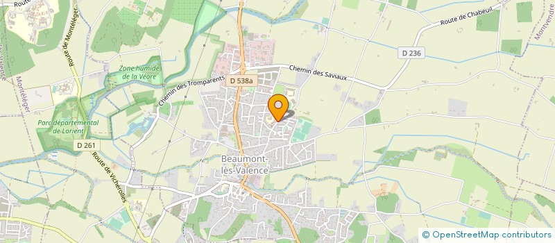localisation de l'entreprise 842 755 548 à BEAUMONT-LES-VALENCE