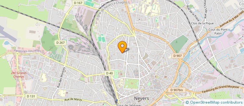 localisation de l'entreprise 842 771 800 à CHATEAUROUX