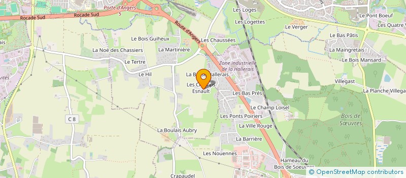 localisation de l'entreprise 842 805 871   CHANTEPIE