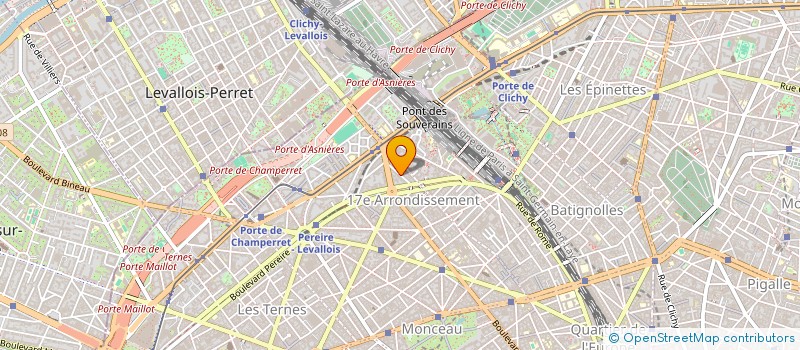 localisation de l'entreprise 842 837 650 à CLICHY